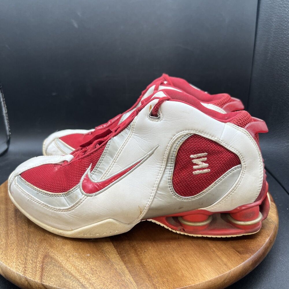 Nike Shox Zoom Air Flight Womens Size 7.5 Sneakers Shoe Red White 3479199
